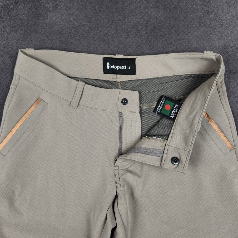 Cotopaxi Samburu Hiking Pants Womens 2 Tan Khaki Stretch Technical Outdoor - Picture 5 of 13